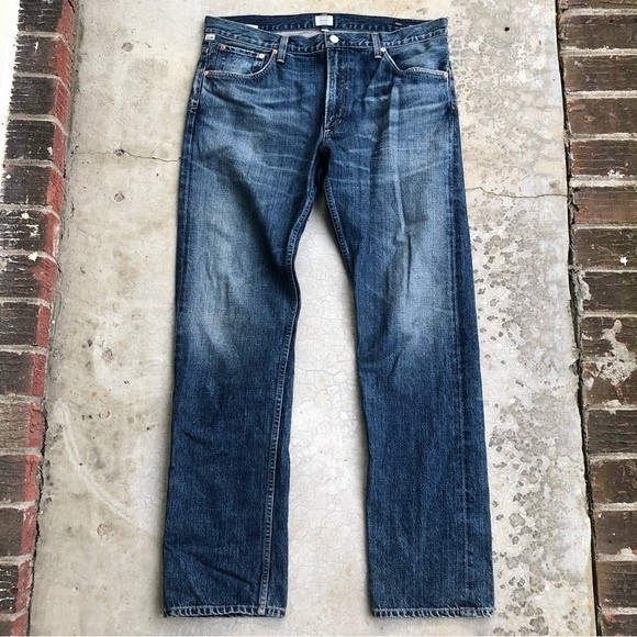 Citizens Of Humanity Other - Citizens of Humanity Bowery Jeans Standard Slim Denim Blue 36